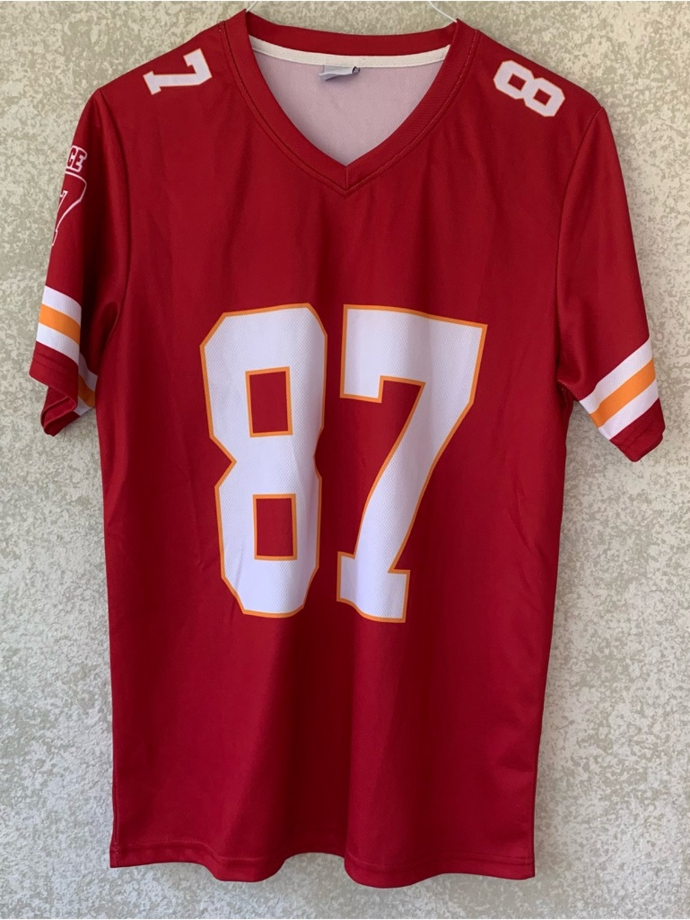 Travis Kelsey #87 Football Jersey‎ Red Medium Chiefs